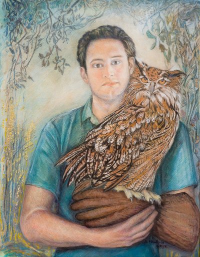 Niño con Búho, 2012 de Unbekannt Unbekannt
